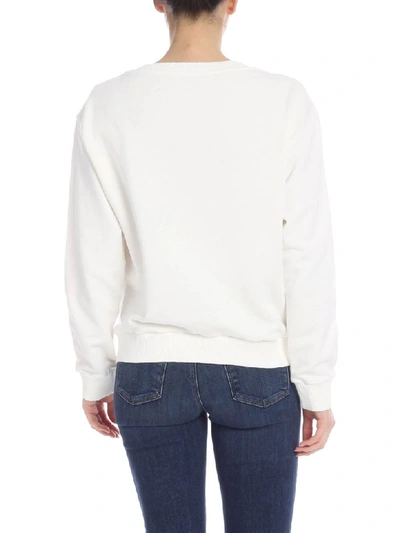Shop Moncler - Sweatshirt In White