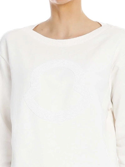 Shop Moncler - Sweatshirt In White