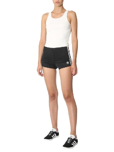 Shop Adidas Originals By Danielle Cathari Ribbed Top In Bianco