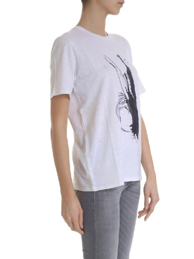 Shop Lamberto Losani - T-shirt In White