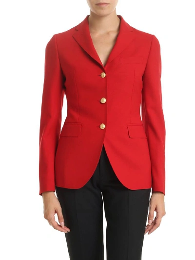 Shop Tagliatore - Jacket In Red