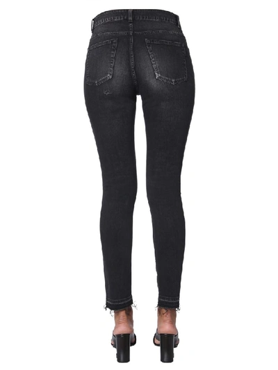 Shop Saint Laurent Skinny Fit Jeans In Nero