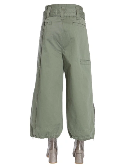 Shop Marc Jacobs Cargo Culottes In Militare