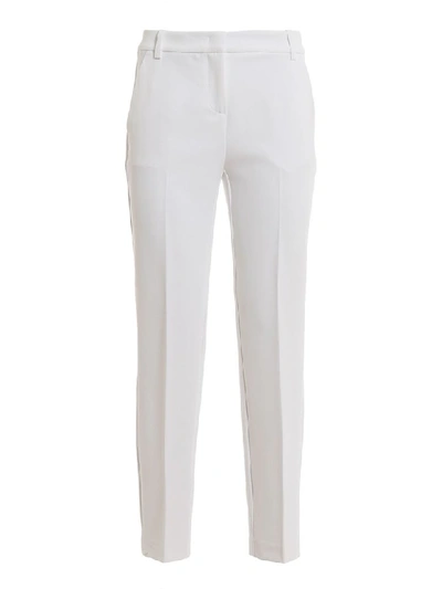 Shop Pinko Bello 80 Pants In Bianco Brill.