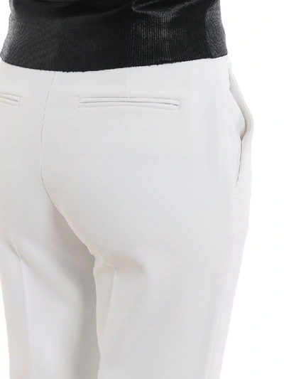 Shop Pinko Bello 80 Pants In Bianco Brill.