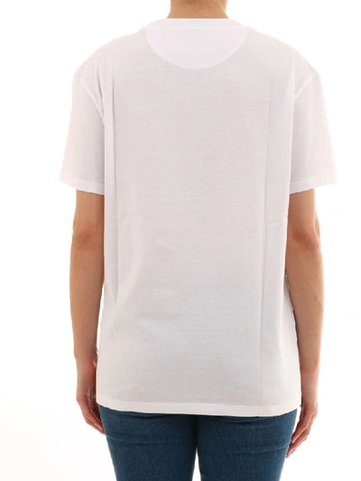 Shop Valentino T-shirt Vlogo In White