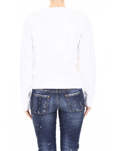 Shop Dsquared2 Punknroll Sweatshirt In White (white)