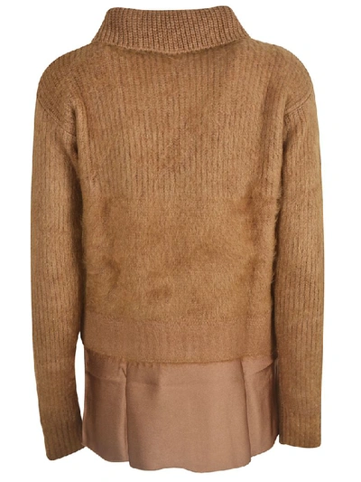 Shop N°21 Knitted Sweater In Brown