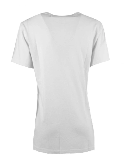 Shop Off-white White Cotton T-shirt In Fantasia Panna