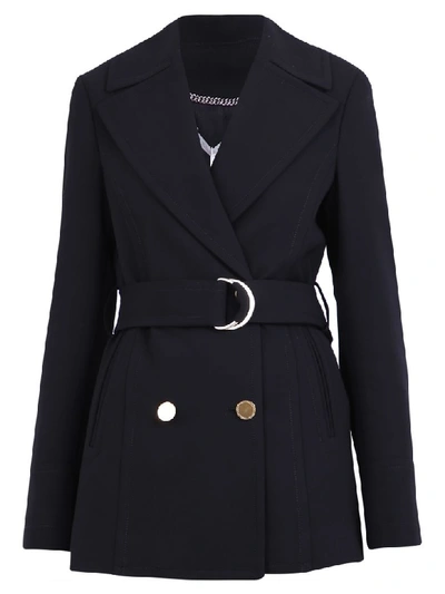 Shop Stella Mccartney Double-breasted Blazer In Black