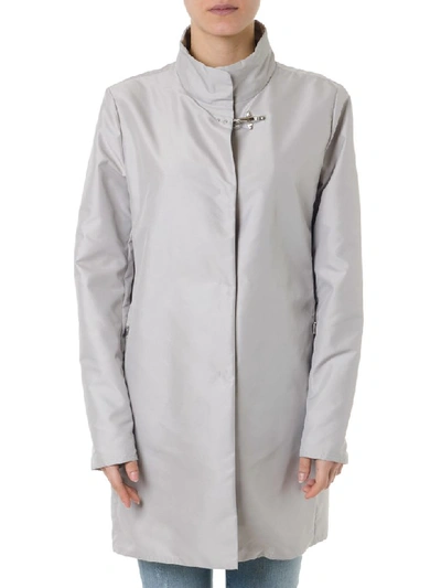 Shop Fay Covered Coat In Technical Ice Fabric