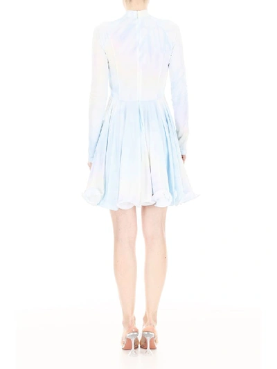 Shop Stella Mccartney Tie-dye Dress In Multicolor Blue (white)