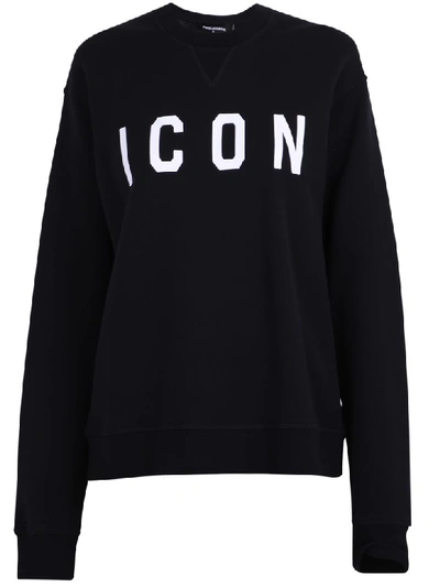 Shop Dsquared2 Icon Sweatshirt In Black