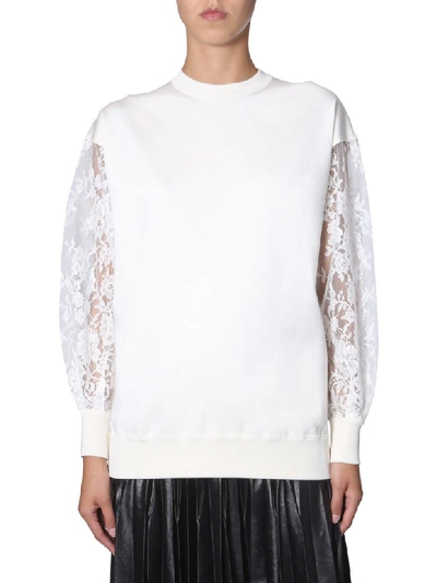 Shop Givenchy Oversize Fit Shirt In Bianco