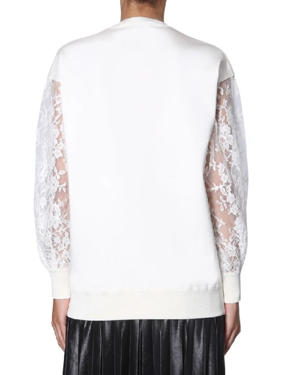 Shop Givenchy Oversize Fit Shirt In Bianco