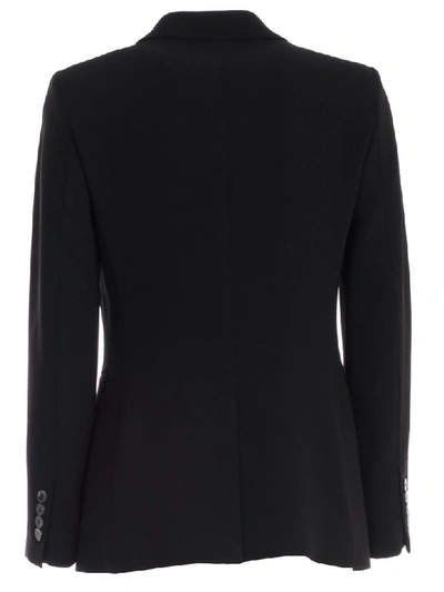 Shop Alberto Biani Jacket Double Breasted Cady In Nero
