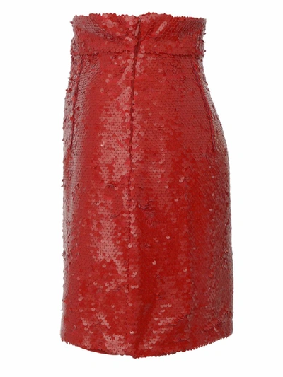Shop Amen Skirt In Red