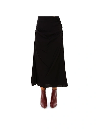 Shop Theory Twisted Skirt In Black