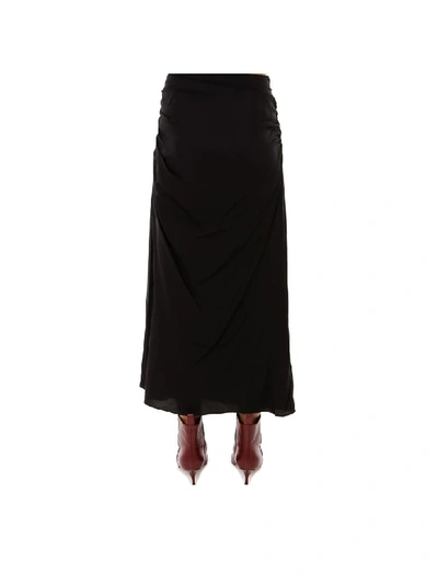 Shop Theory Twisted Skirt In Black