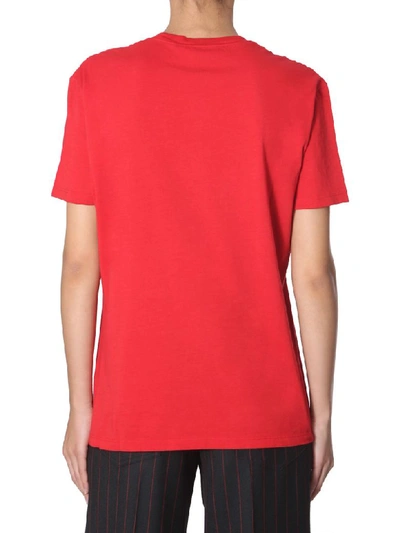 Shop N°21 Round Neck T-shirt In Rosso