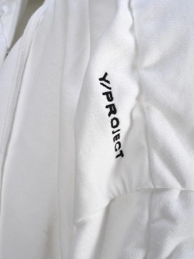 Shop Y/project Reversible Hoodie In White