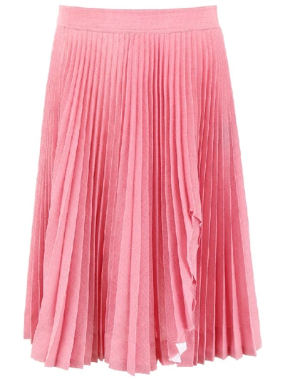Shop Calvin Klein Pleated Skirt In Pink (pink)