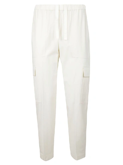 Shop Theory Easy Cargo Trousers In Ivory