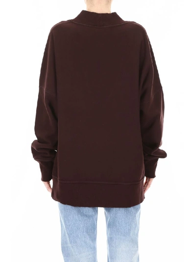 Shop Calvin Klein Oversized Sweatshirt In Arcadia (purple)