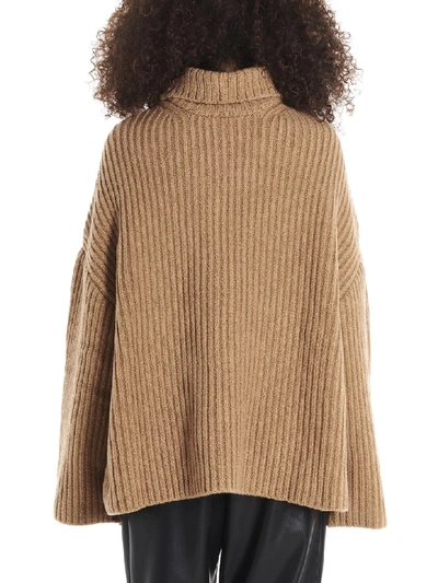 Shop Nanushka Sweater In Beige