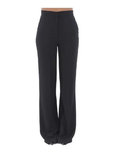 Shop Manuel Ritz Pantaloni Palazzo  In Cady In Nero