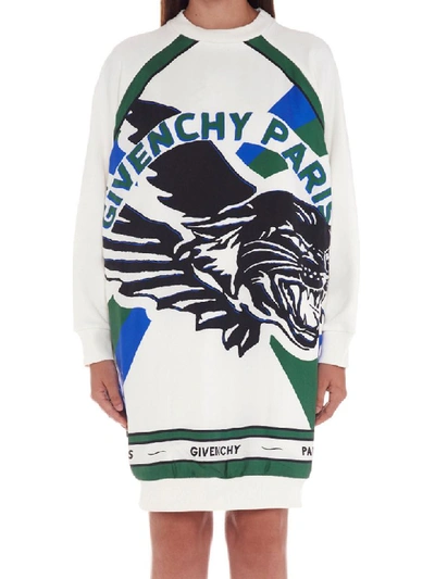 Shop Givenchy Wing Dress In White