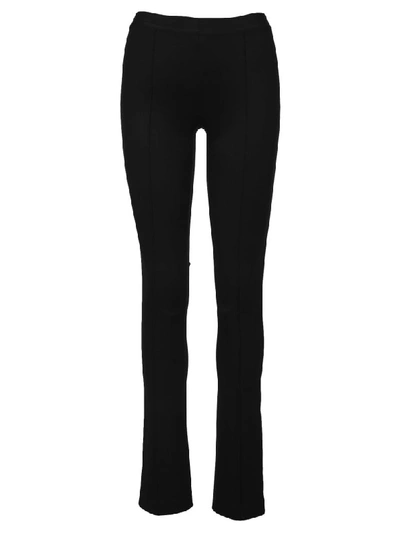 Shop Helmut Lang Full Length Flare Legging In Black