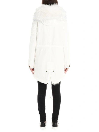 Shop Mr & Mrs Italy Jazzy Midi Parka In White