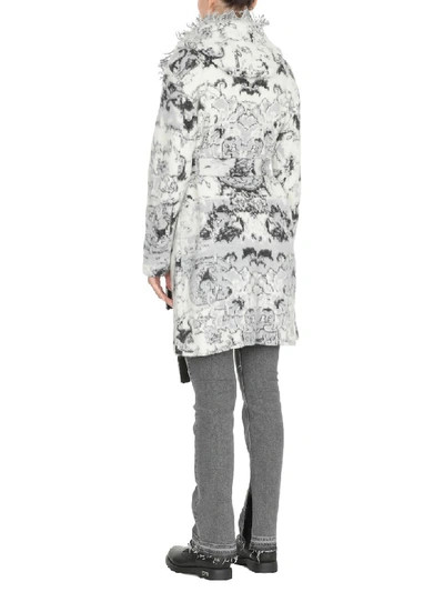 Shop Avant Toi Wool Parka In White