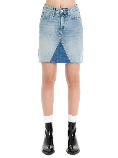 Shop Calvin Klein Jeans Est.1978 Skirt In Blue