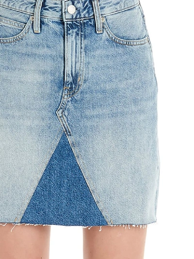 Shop Calvin Klein Jeans Est.1978 Skirt In Blue