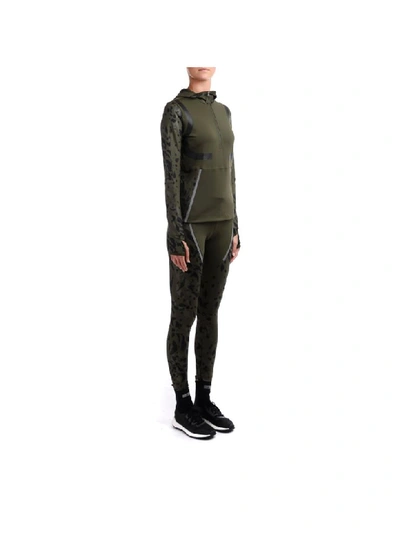 Shop Stella Mccartney Adidas Leggings By  Tight Green Color In Nero