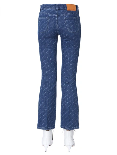 Shop Stella Mccartney Kick Skinny Jeans In Blu