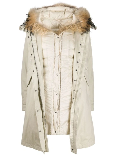 Shop Woolrich Cascade Parka In White Igloo