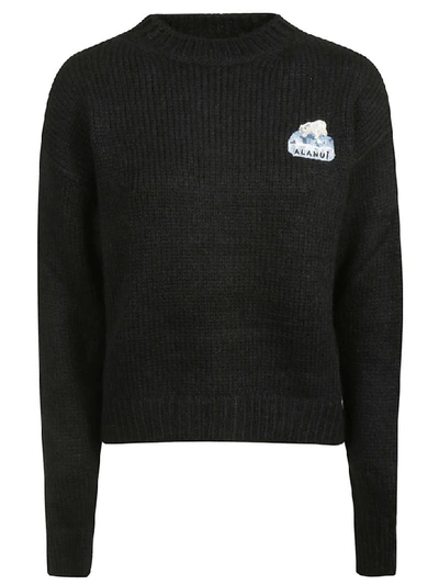 Shop Alanui Embroidered Sweater In Black