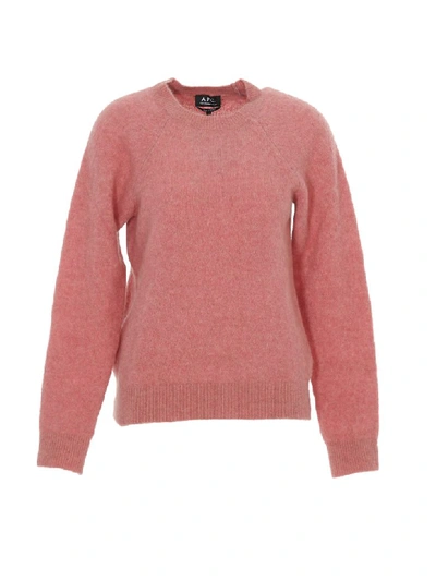 Shop Apc A.p.c. Wendy Sweater In Pink