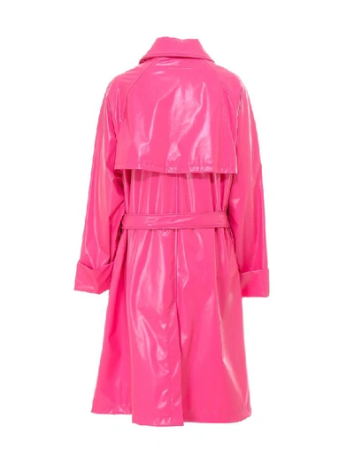 Shop Mm6 Maison Margiela Trench In Pink