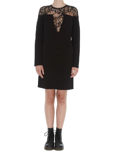 Shop Givenchy Lace Dress In Black