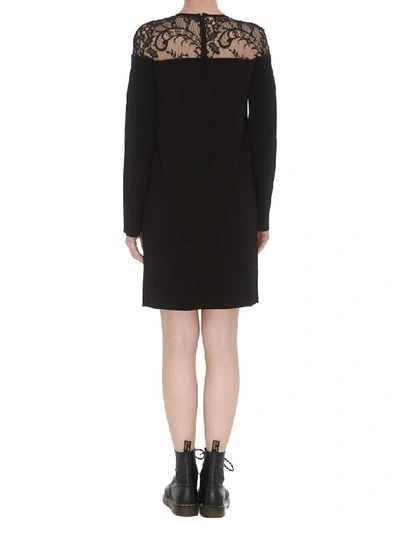 Shop Givenchy Lace Dress In Black