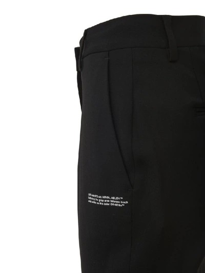 Shop Off-white Trousers In Black