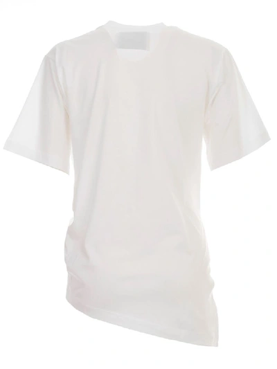 Shop Marques' Almeida T-shirt S/s W/knot In White