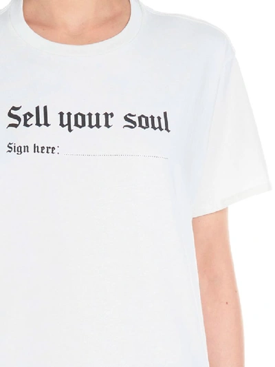 Shop R13 Sell Your Soul T-shirt In White