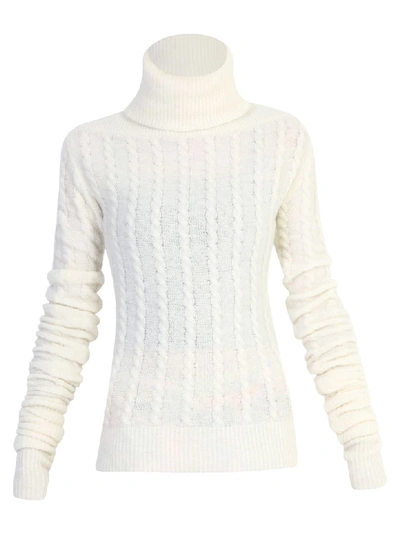 Shop Jacquemus La Maille Sofia Sweater In White