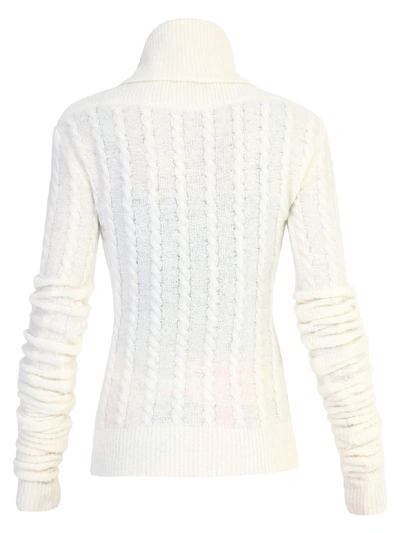 Shop Jacquemus La Maille Sofia Sweater In White