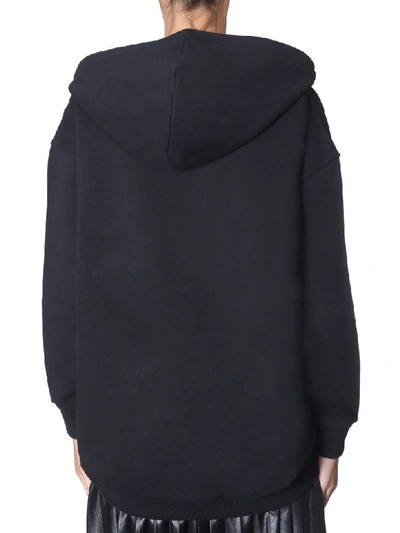 Shop Givenchy Hooded Sweatshirt In Nero